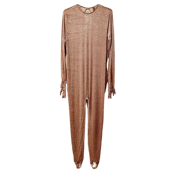 Skims Velvet Stirrup Onesie Logo One-piece Jumpsuit Sienna Plus Size 4X NEW - Picture 5 of 15